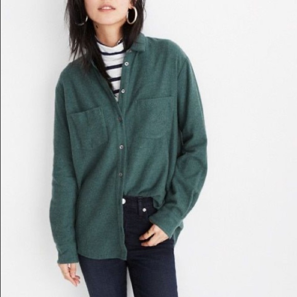 Madewell Sunday flannel top